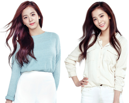 Jisoo Black Pink Png (447x350), Png Download