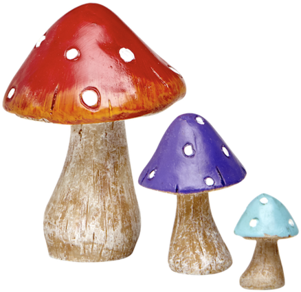 Fairy Toadstool Set - Irish Fairy Door Company Fairy Door Toadstool Set (1024x724), Png Download
