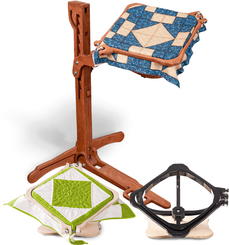 All-hoops - Grace 'hoop 2' 18" Wood Quilting Hoop And St (800x912), Png Download