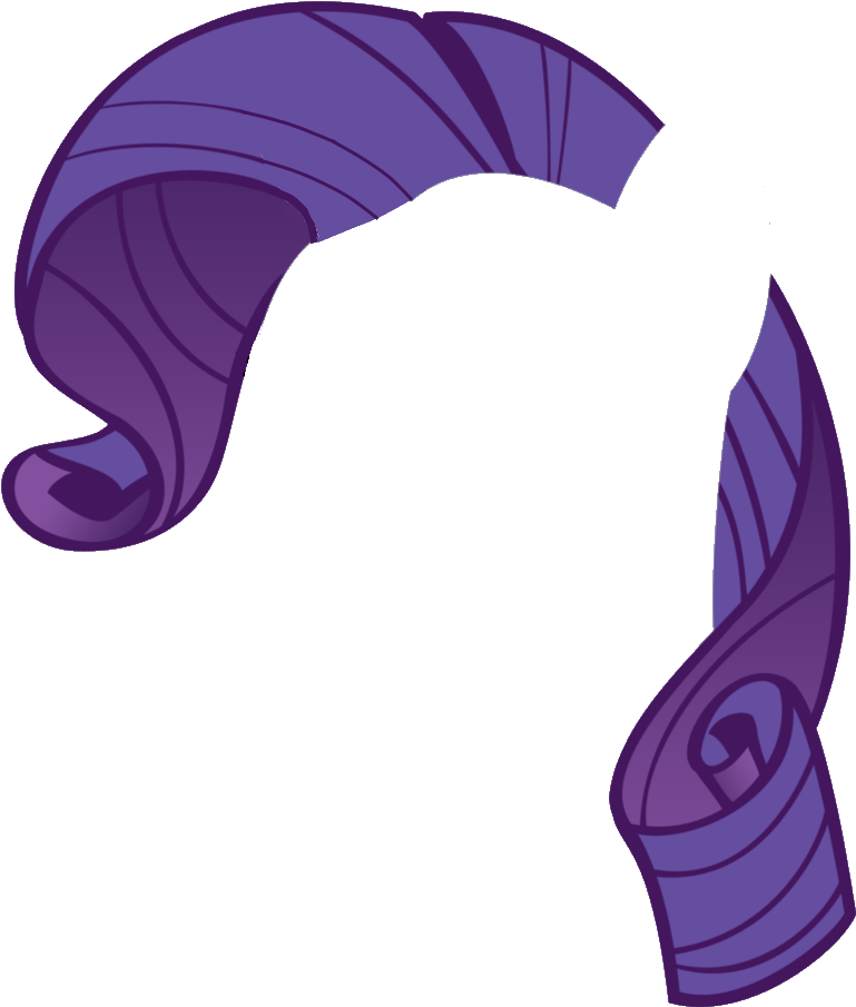 Rarity Hair Vector By Thegirlnamedsig - Mlp Rarity Hair (769x905), Png Download
