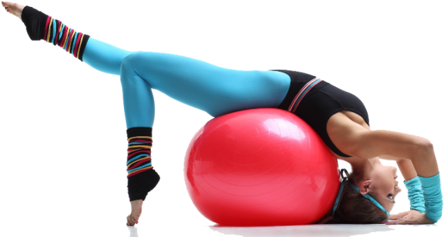 Gym Ball - Fitness At Home:nonstop Aerobic Power Mix (720x360), Png Download