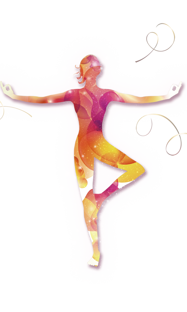 Yoga Logo Png - Silhueta De Mulhar Dançando (600x1000), Png Download