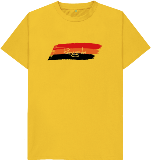 Mustard Renegade Paint Slash Tee - Ridge Racer Type 4 T Shirt (640x674), Png Download