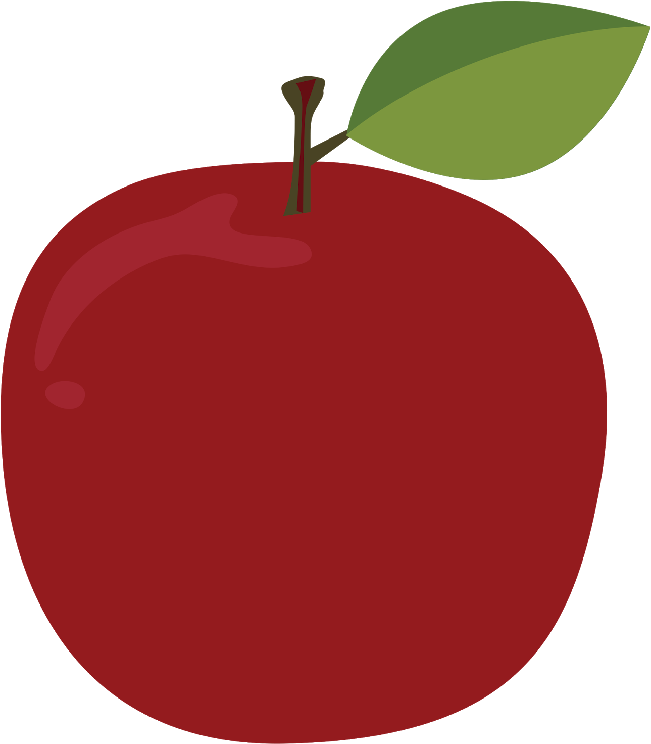 Clipart Transparent Download Apple Clip Royalty Free - Free Apple Clip Art (1600x1600), Png Download