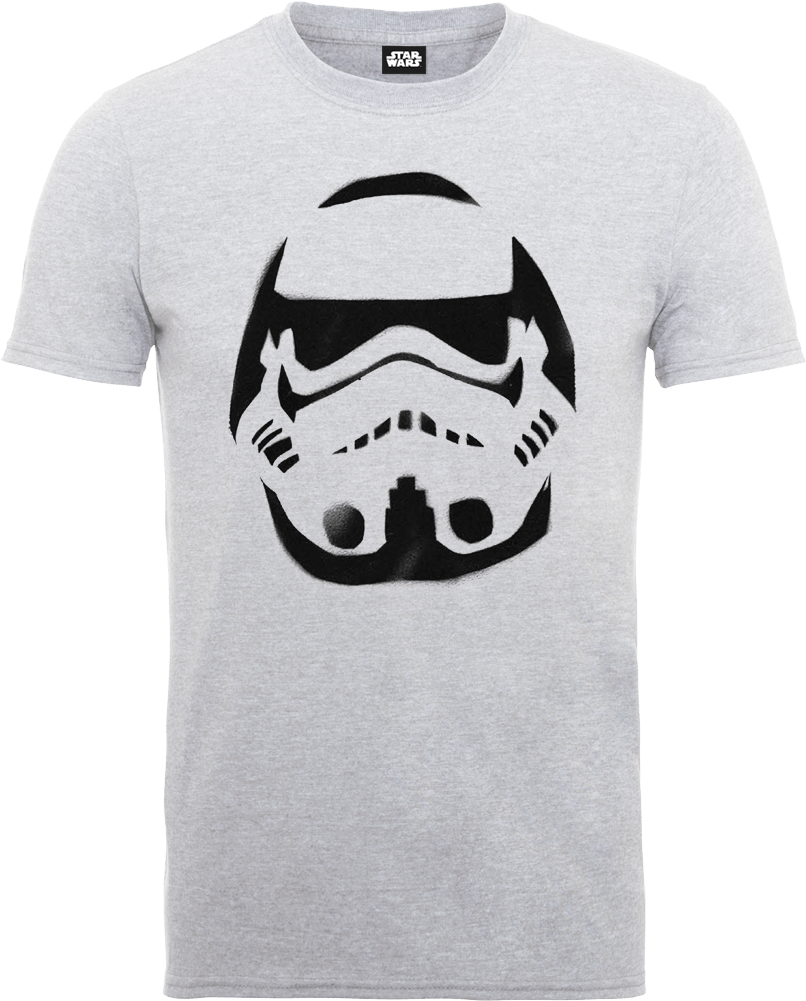 Description - Star Wars Boys Stormtrooper Spray Helmet T-shirt (841x1000), Png Download