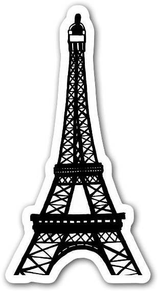 Download Torre Eiffel Pegatina - Eiffel Tower Sticker Png - HD