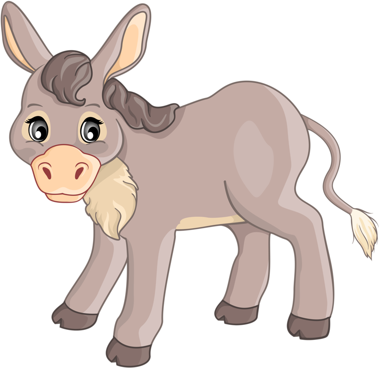 Яндекс - Фотки - Clip Art Nativity Animals (800x785), Png Download