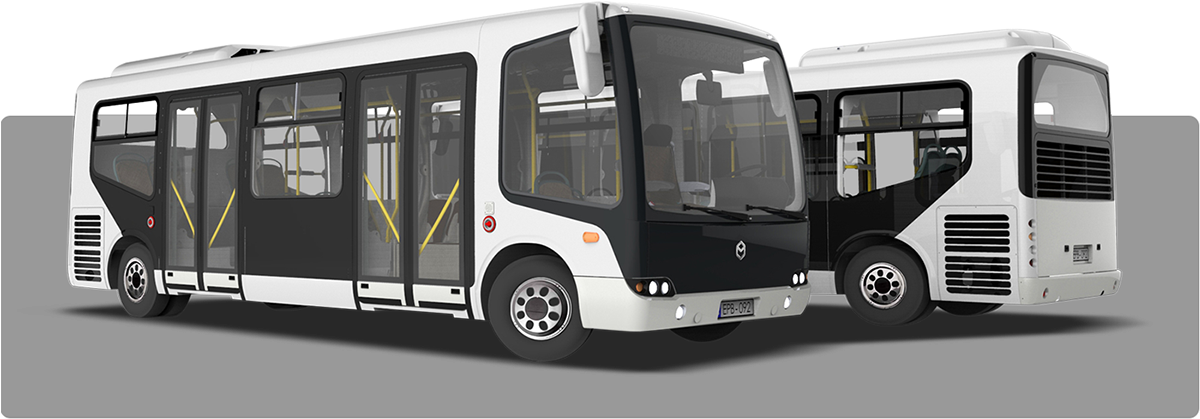 Ecological Solution For Modern City Transportation - Modern Public Bus (1200x590), Png Download