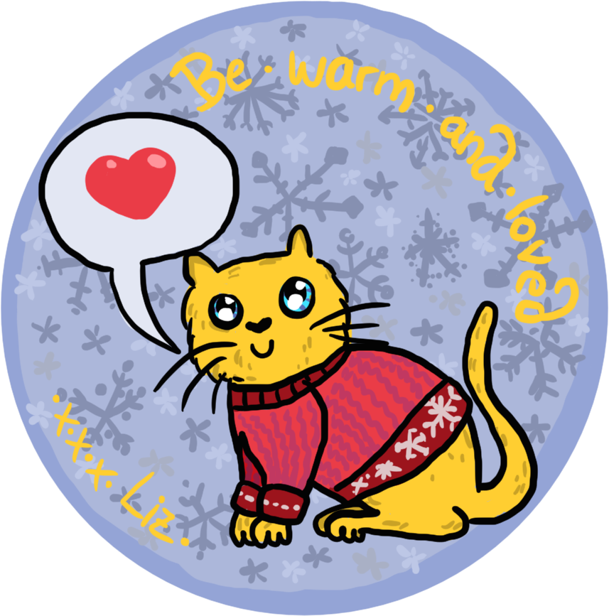 Be Warm And Loved (947x1019), Png Download