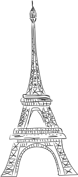Vinilos Decorativos Torre Eiffel Paris - Lamina De La Torre Eiffel (709x591), Png Download