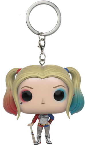 Suicide Squad - Harley Quinn - Dc: Suicide Squad: Pocket Pop! Vinyl Keychain: Harley (541x541), Png Download