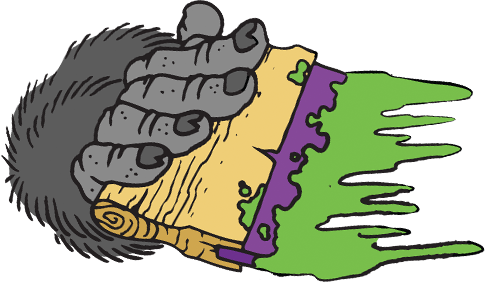 Gorilla (485x283), Png Download