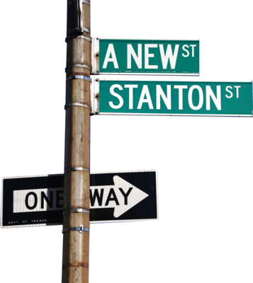 Street Sign Pole Png Psd Detail - Brighton Beach (357x400), Png Download