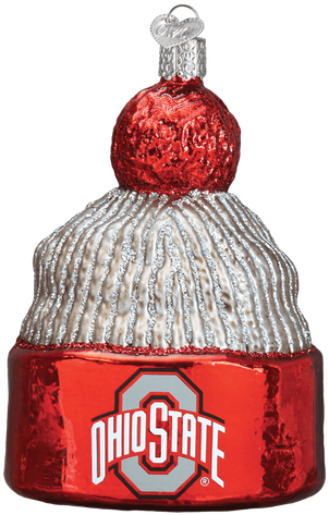 Ohio State Beanie Ornament - Ohio State Football Christmas Ornaments (3) (500x500), Png Download