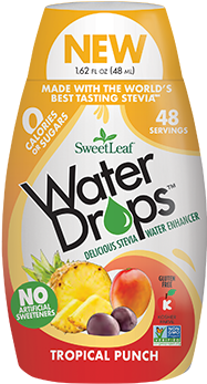 Sweetleaf Water Drops (475x360), Png Download