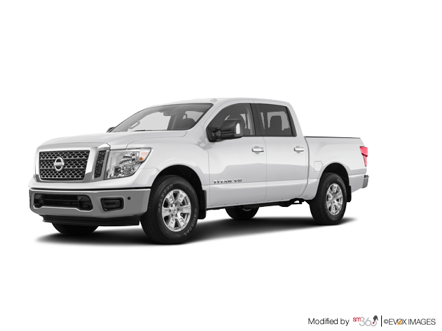 2018 Nissan Titan Crew Cab Xd Sv - White Ford Explorer 2017 (640x480), Png Download