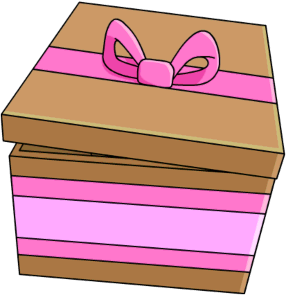 Pink Box - Portable Network Graphics (413x426), Png Download