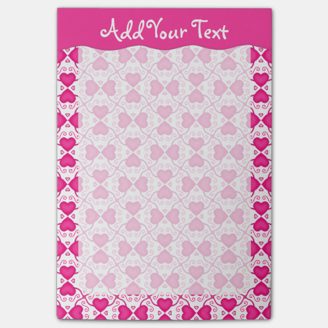 Connected Hearts Hot Pink On White Valentine's Day - Valentine's Day (650x650), Png Download