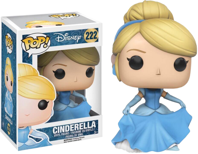 Cinderella Disney Princess Pop Vinyl Figure - Pop Figures Disney Princesses (768x597), Png Download