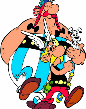 Sus Aventuras Han Sido Traducidas A 110 Idiomas - Asterix Och Obelix (667x375), Png Download