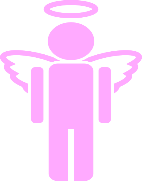 This Free Clip Arts Design Of Pink Girl Angel - Angel Clip Art (468x596), Png Download