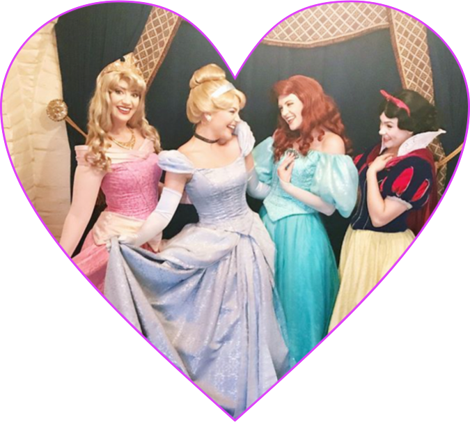 Disney Princesses Aurora Cinderella Ariel Snowwhite - Walt Disney World (675x606), Png Download