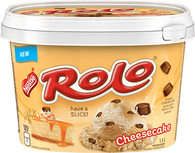 Confectionery Frozen Desserts Rolo Cheesecake - Rolo Cheesecake Ice Cream (675x675), Png Download