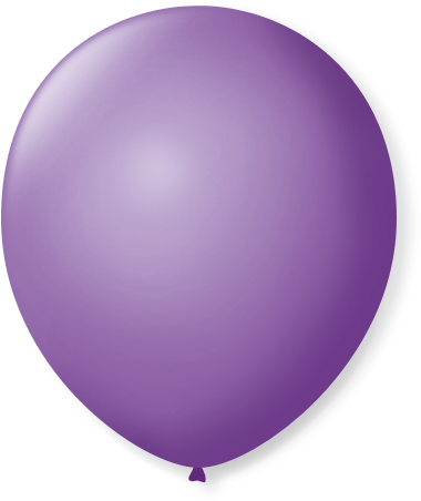 Balão Latex Nº7 - Baloes Roxo Png (413x472), Png Download