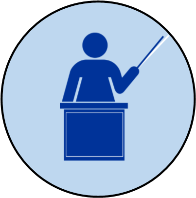 Faculty-circle - Teacher Student Clip Art (403x407), Png Download