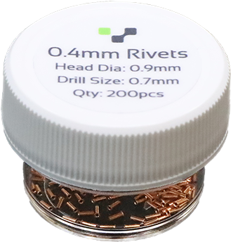 Rivets - 0 - 4mm - Rivet (1000x667), Png Download