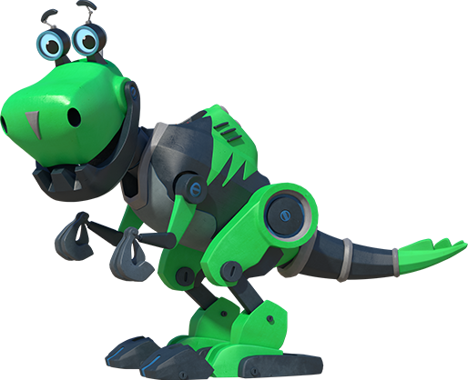 Botasaur - Botasaur From Rusty Rivets (514x418), Png Download