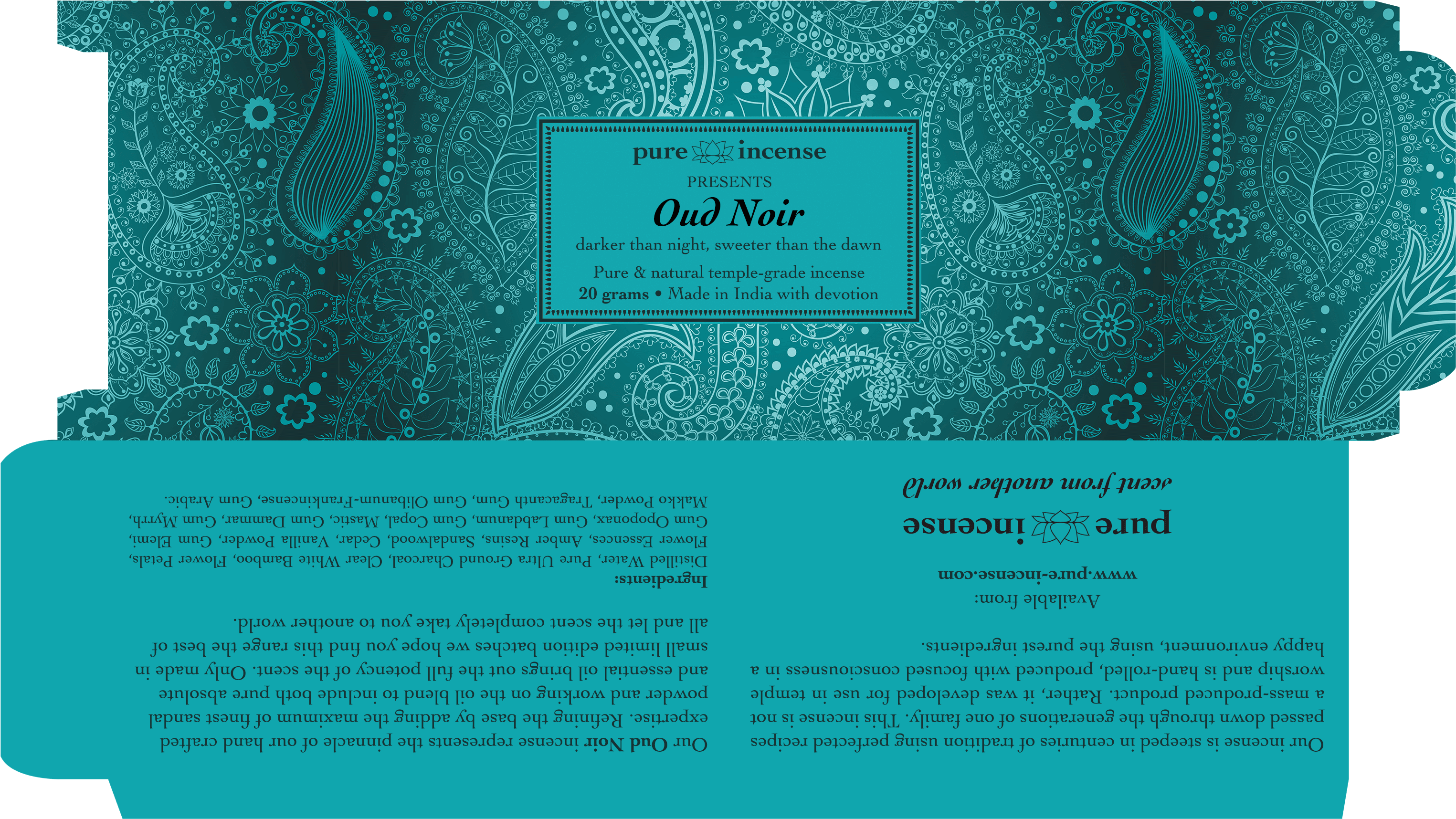 Elegant And Eastern Box Design For My Favourite Incense (3134x1800), Png Download