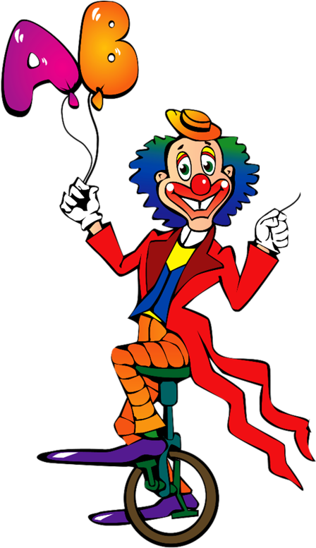 Clowns - Quenalbertini - Circus - Clipart - Photo, - Funny Clowns (497x800), Png Download