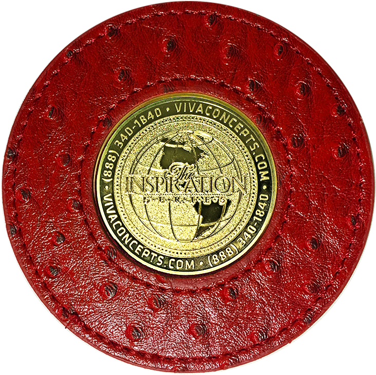 Four Coasters & Inspirational Pen - Circle (772x776), Png Download