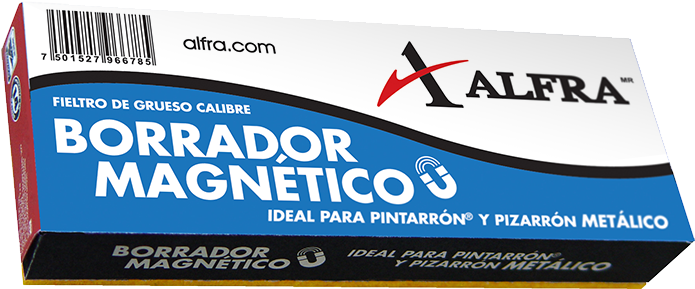 Borrador Alfra® Magnético - Borrador Estandar Alfra Para Pizarron Blanco Y Metalico (700x700), Png Download