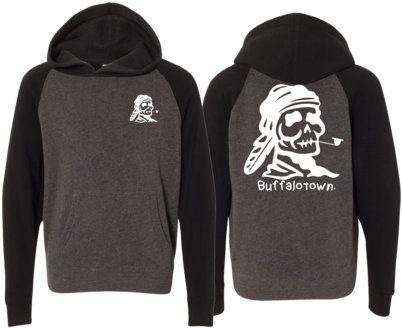 Youth Buffalotown Scribble Hoodie Black/grey - Scribble Hoodie M Black Accessories (480x335), Png Download