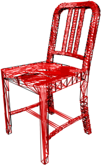 Moon - 111 Navy Chair (375x540), Png Download