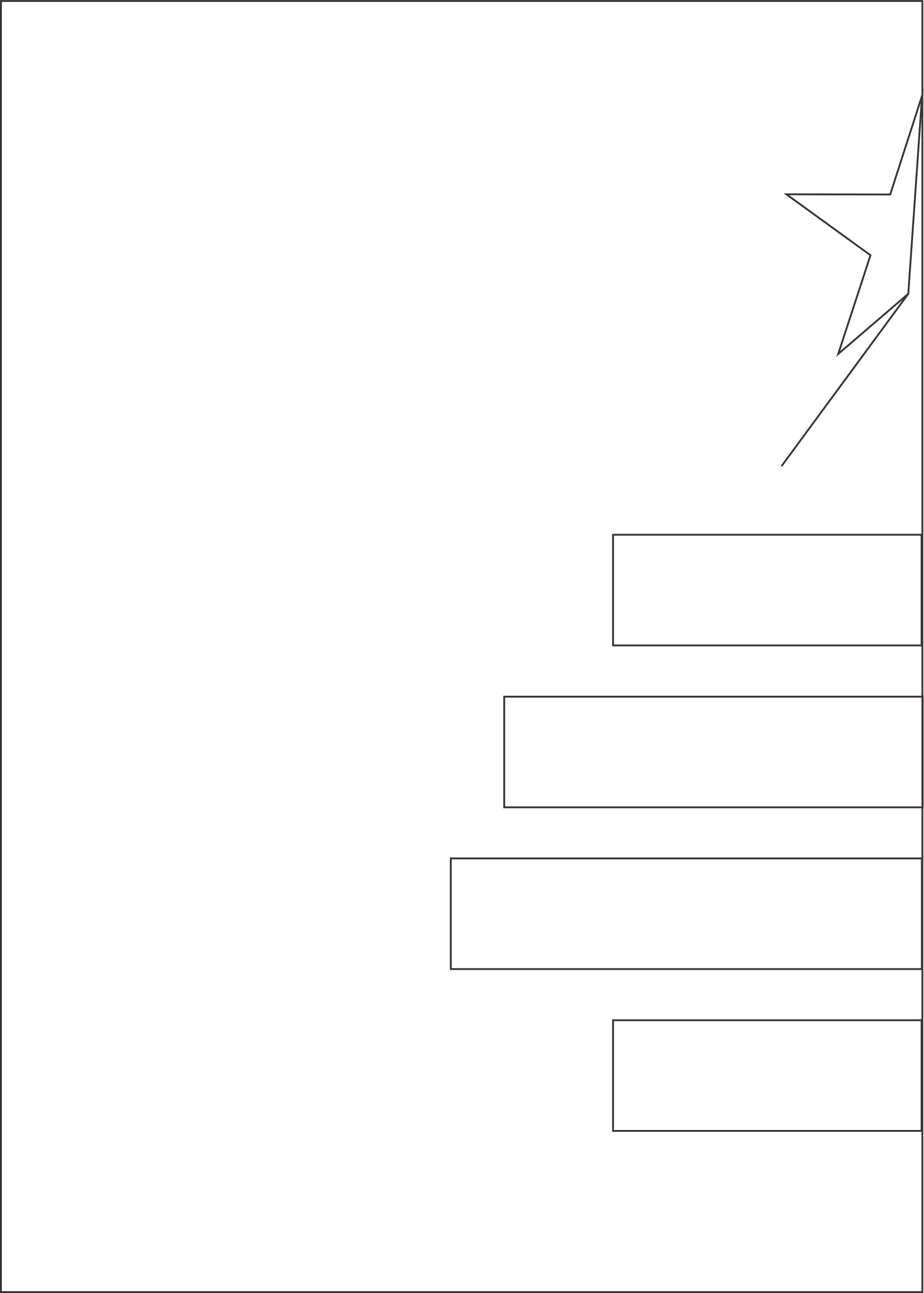 Molde Cartão Árvore De Natal - Line Art (1974x2760), Png Download