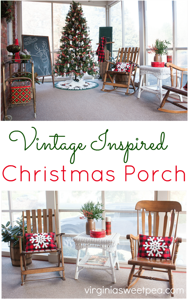 Vintage Inspired Christmas Porch - Go Lean Vegan: The Revolutionary 30-day Diet Plan To (668x1047), Png Download