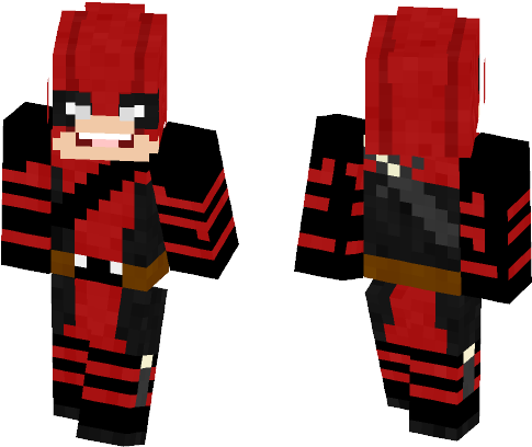 Deadpool - Minecraft Skin Girl Bunny (584x497), Png Download