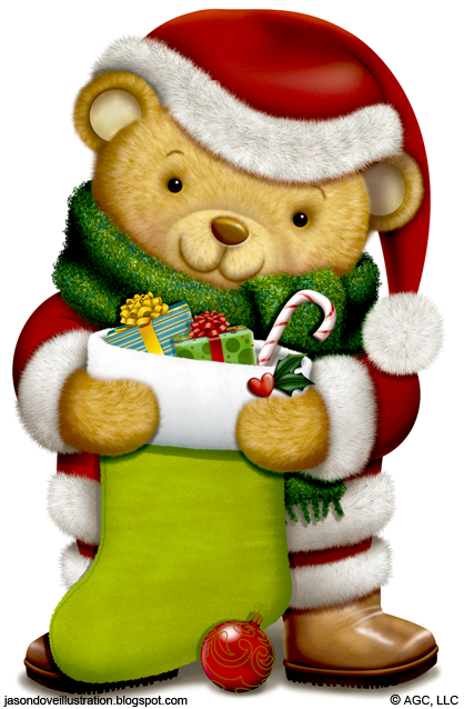 Christmas Bear - Christmas Bear Png (437x641), Png Download