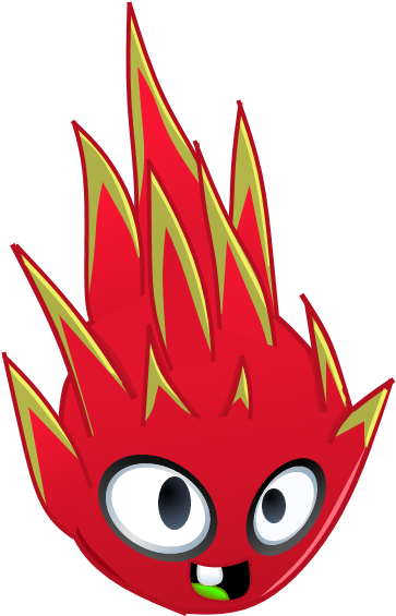 Dragonfruit Hd - Plants Vs Zombies 2 Dragon Fruit (404x607), Png Download