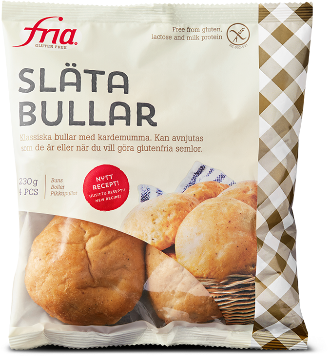 Gluten-free Plain Buns - Fria+brod+ab Fria Gluten Free Cinnamon Buns (800x800), Png Download