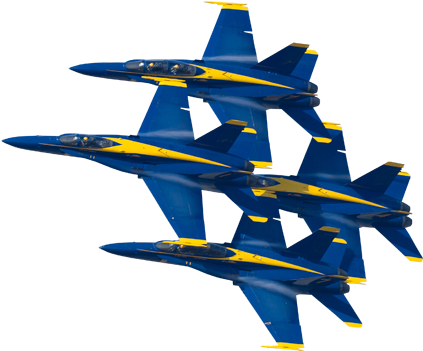 Blue Angels F-18 - Virginia Beach Air Show 2017 (750x350), Png Download