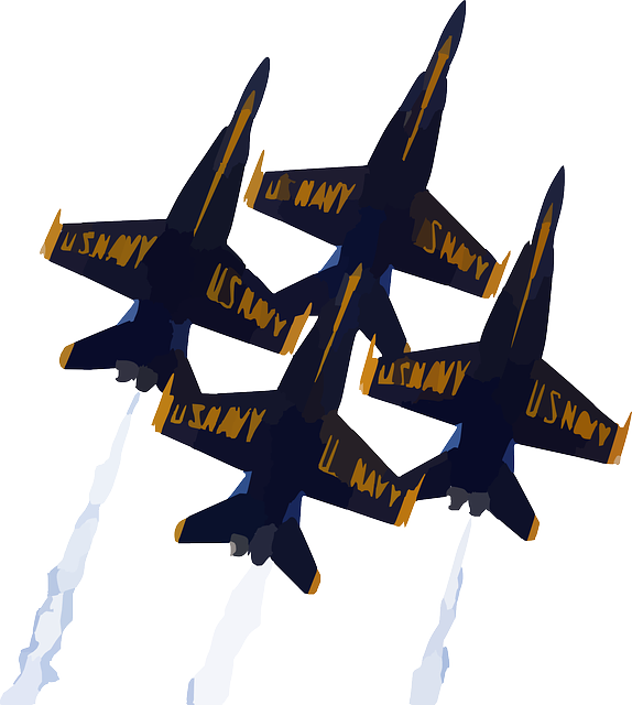 Blue Angel Plane Clipart - Blue Angels (574x640), Png Download