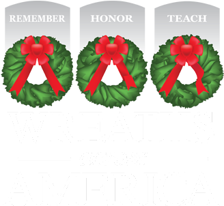Wreath Laying Biloxi National Cemetery (375x350), Png Download