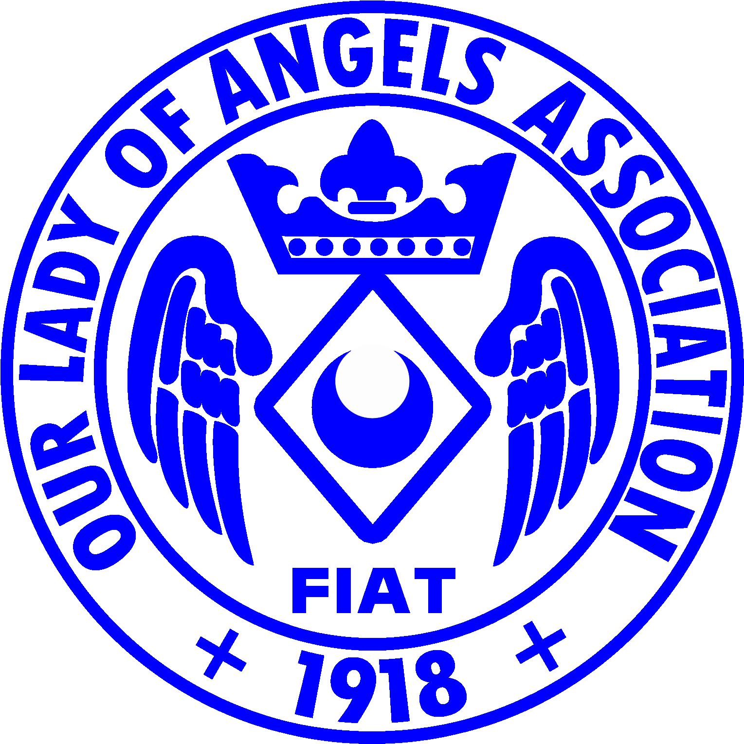 Mission Statement Our Lady Of Angels Association - Logo (1600x1568), Png Download