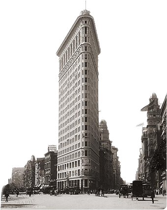 Flatiron Building (339x440), Png Download