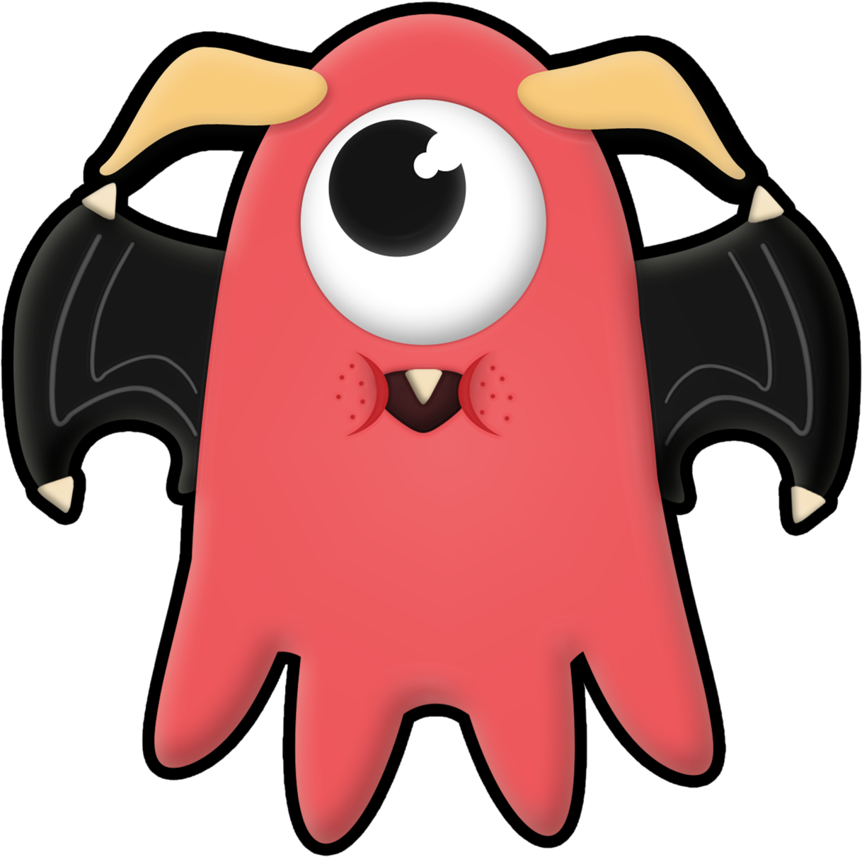 Monster Clipart Halloween - Monster Design Png (1280x1280), Png Download