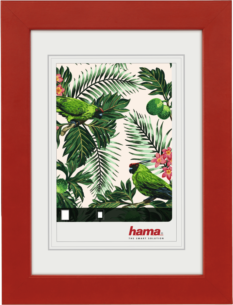 "tropical" Wooden Frame, Red, 10 X 15 Cm - Hama Holzrahmen (1100x1100), Png Download